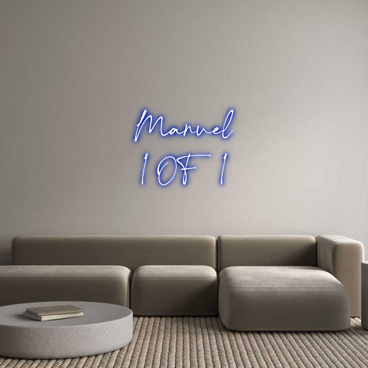 Customized Neon Sign: Manuel
1 OF 1
