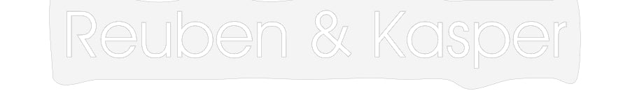 Customized Neon Sign: Reuben & Kasper