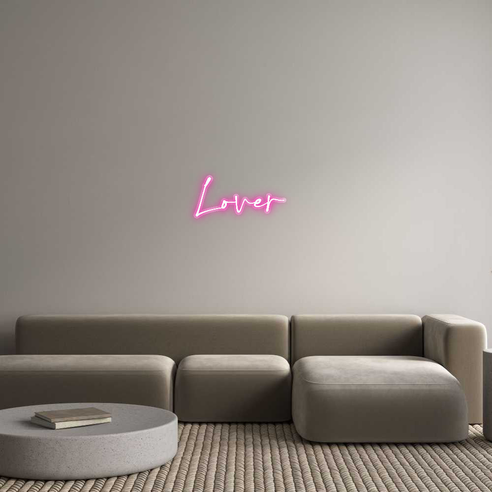 Customized Neon Sign: Lover