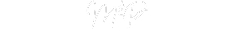 Customized Neon Sign: M&P