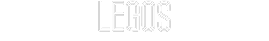 Customized Neon Sign: LEGOS
