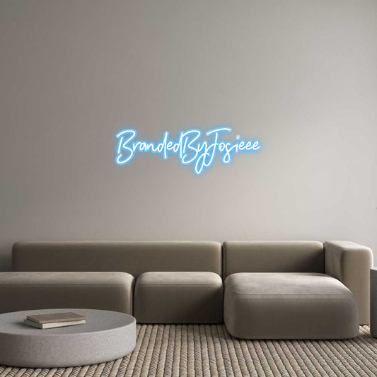 Customized Neon Sign: BrandedByJosi...