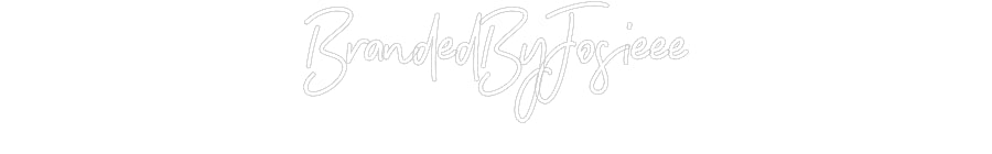Customized Neon Sign: BrandedByJosi...