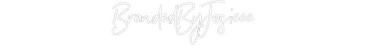 Customized Neon Sign: BrandedByJosi...