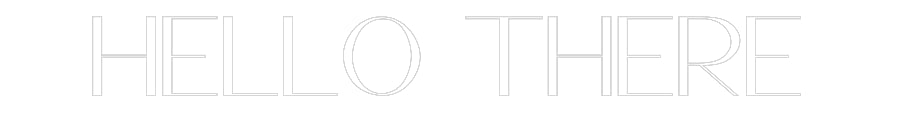 Customized Neon Sign: Hello There