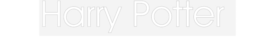 Customized Neon Sign: Harry Potter