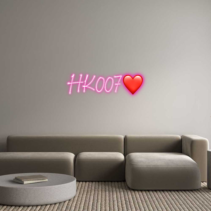 Customized Neon Sign: HK007❤️