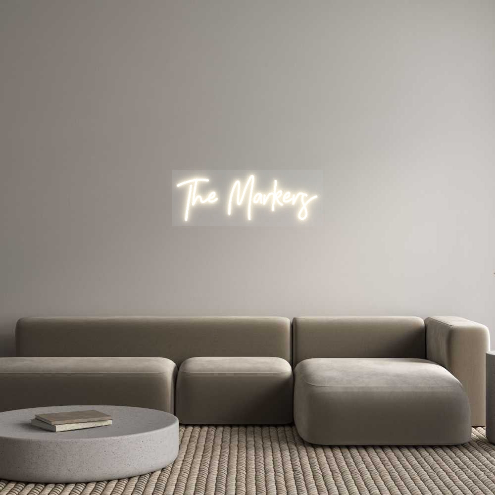 Customized Neon Sign: The Markers