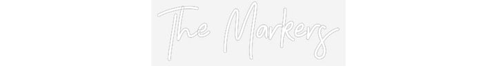 Customized Neon Sign: The Markers