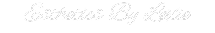 Customized Neon Sign: Esthetics By ...