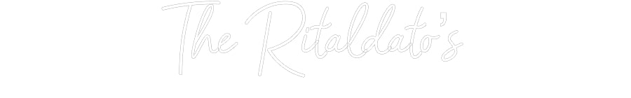 Customized Neon Sign: The Ritaldato’s