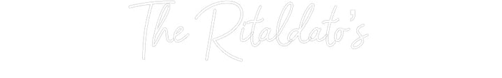 Customized Neon Sign: The Ritaldato’s