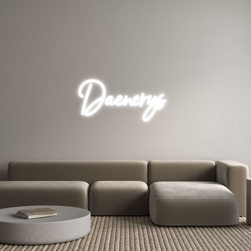 Customized Neon Sign: Daenerys