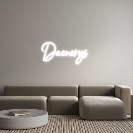 Customized Neon Sign: Daenerys