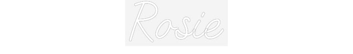 Customized Neon Sign: Rosie