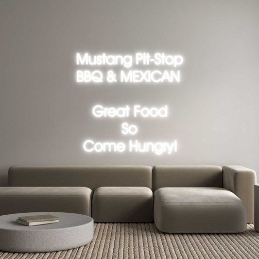 Customized Neon Sign: Mustang Pit-S...