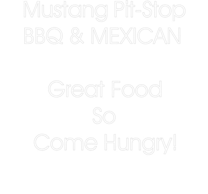 Customized Neon Sign: Mustang Pit-S...