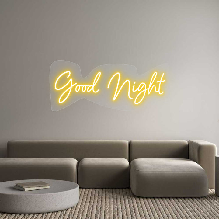 Customized Neon Sign: Good Night