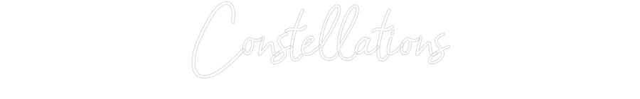 Customized Neon Sign: Constellations