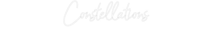 Customized Neon Sign: Constellations