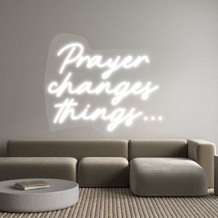 Customized Neon Sign: Prayer 
chan...