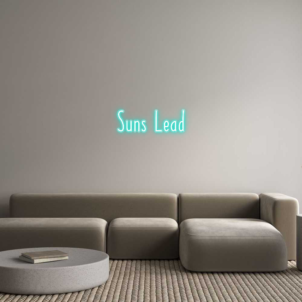 Customized Neon Sign: Suns Lead
