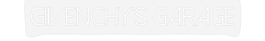 Customized Neon Sign: Giivenchy’s G...