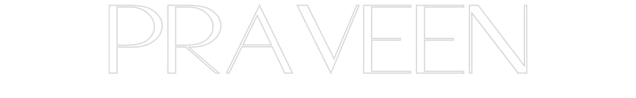 Customized Neon Sign: PRAVEEN