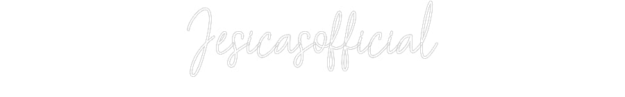 Customized Neon Sign: Jesicasofficial