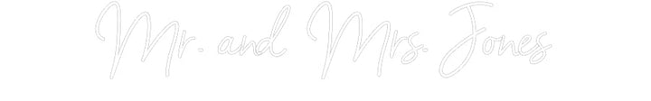 Customized Neon Sign: Mr. and Mrs. ...