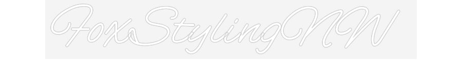 Customized Neon Sign: FoxStylingNW