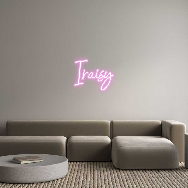Customized Neon Sign: Iraisy