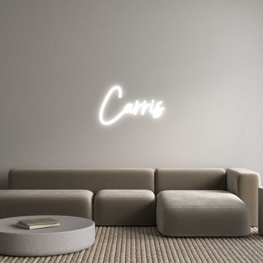 Customized Neon Sign: Carris