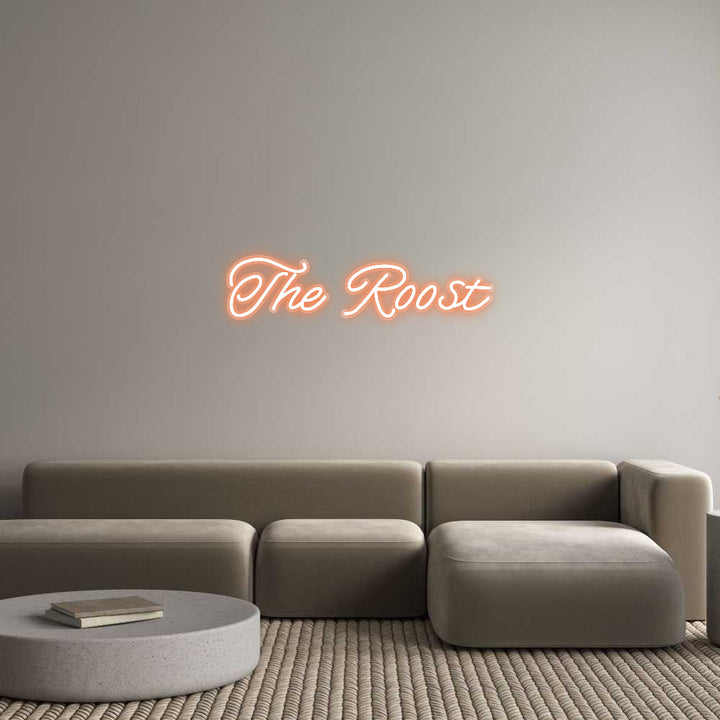 Customized Neon Sign: The Roost