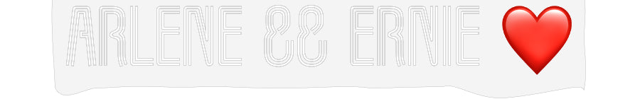 Customized Neon Sign: Arlene && Ern...