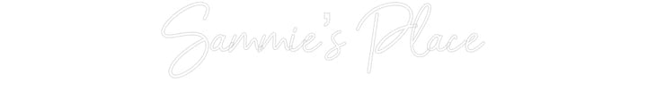 Customized Neon Sign: Sammie’s Place