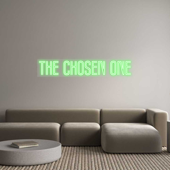 Customized Neon Sign: The Chosen One
