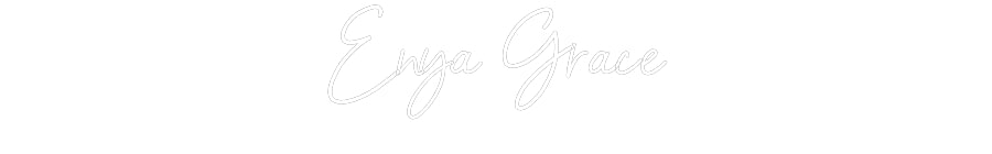 Customized Neon Sign: Enya Grace