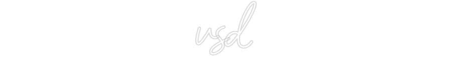 Customized Neon Sign: vsd