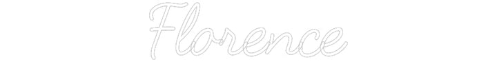 Customized Neon Sign: Florence
