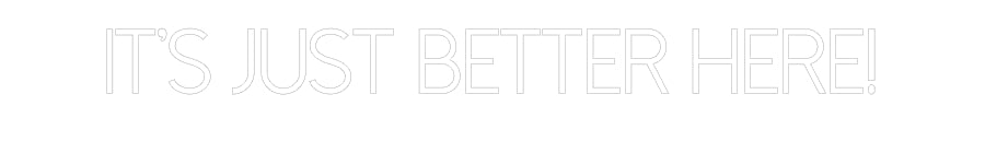 Customized Neon Sign: It’s Just Bet...