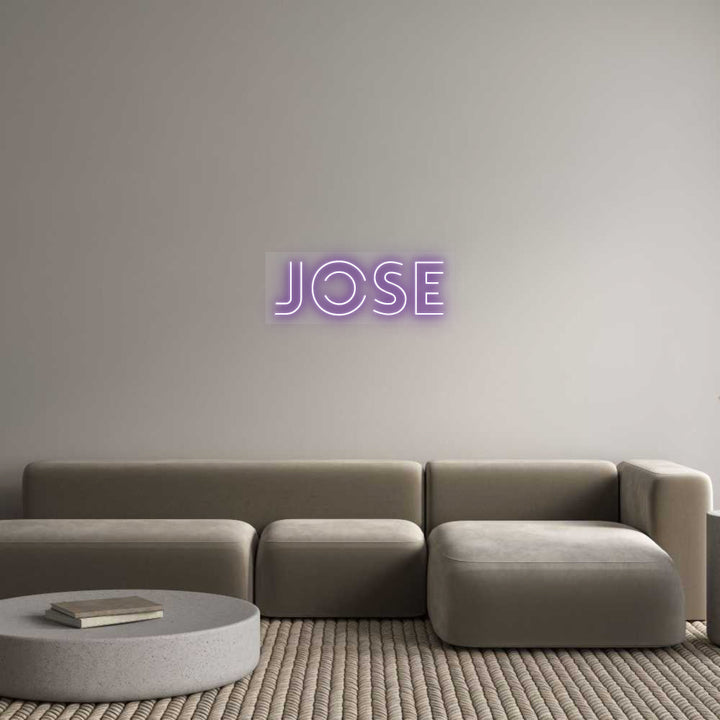 Customized Neon Sign: Jose