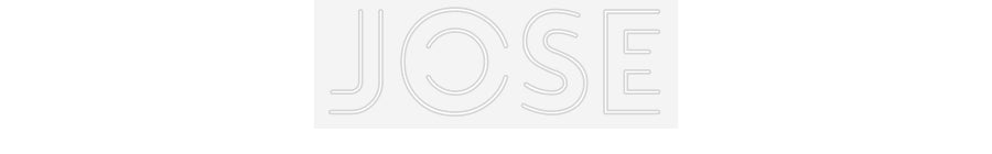 Customized Neon Sign: Jose