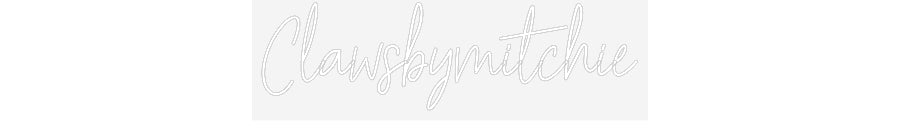 Customized Neon Sign: Clawsbymitchie