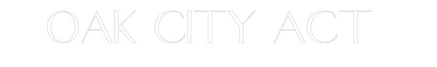 Customized Neon Sign: Oak City ACT