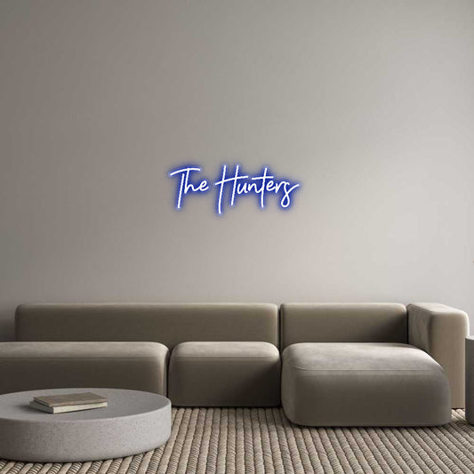 Customized Neon Sign: The Hunters