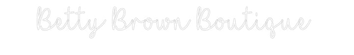 Customized Neon Sign: Betty Brown B...