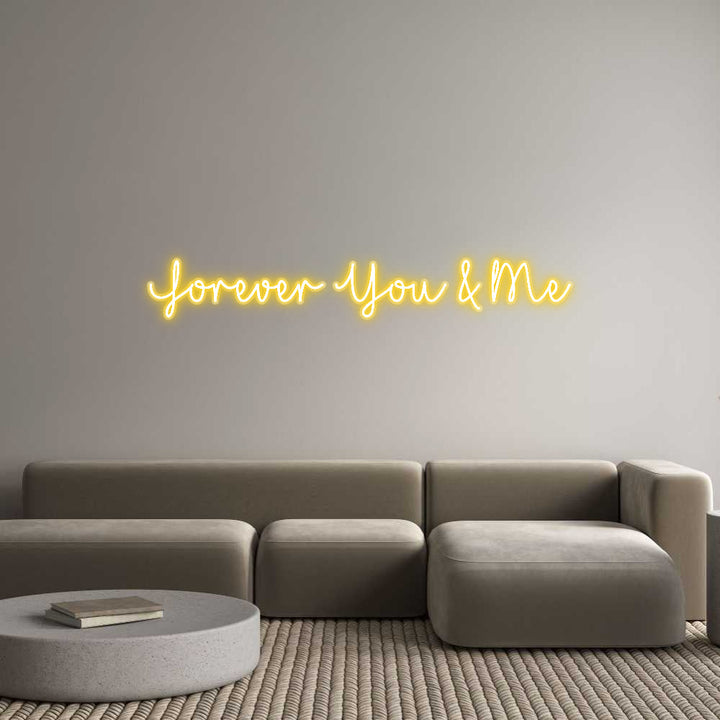 Customized Neon Sign: Forever You &...