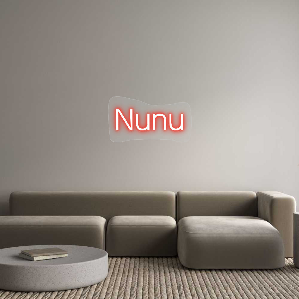 Customized Neon Sign: Nunu