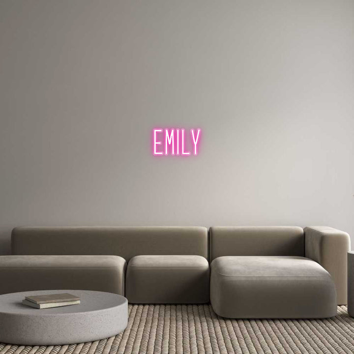 Customized Neon Sign: EMILY